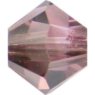 50 Swarovski Crystal Light Rose Satin 4mm Bicone Beads Article 5301/ 5328