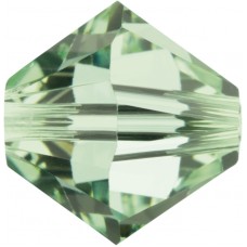 50 Chrysolite 5mm Swarovski Crystal Bicone Beads Article 5301/ 5328