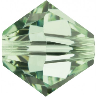 50 Chrysolite 5mm Swarovski Crystal Bicone Beads Article 5301/ 5328