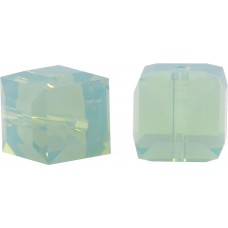 10 Swarovski Crystal Pacific Opal 6mm Cube Beads Article 5601