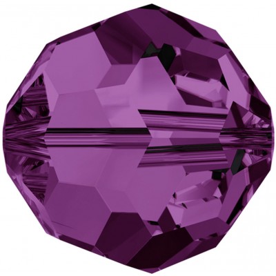 20 6mm Swarovski Crystal Amethyst Round Beads Article 5000