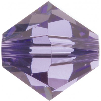 50 5mm Swarovski Crystal Tanzanite Bicone Beads Article 5301/ 5328