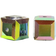 10 Swarovski Crystal 6mm Vitrail Medium Cube Beads Article 5601