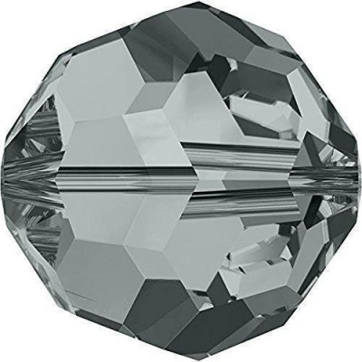 20 Swarovski Crystal Black Diamond 6mm Round Beads Article 5000