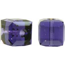 10 Swarovski Crystal Purple Velvet 6mm Cube Beads Article 5601