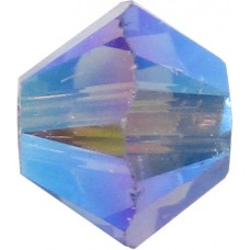 50 Swarovski Crystal Tanzanite AB (2X) 4mm Bicone Beads Article 5301/ 5328