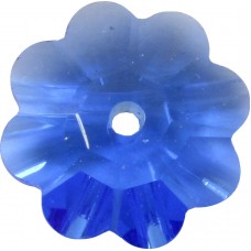 1 8mm Swarovski Crystal Sapphire Marguerite Flower Bead, Article 3700