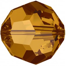 20 Swarovski Crystal Copper 6mm Round Beads Article 5000