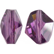 2 Swarovski Crystal Amethyst Cosmic Faceted Bead Article 5523