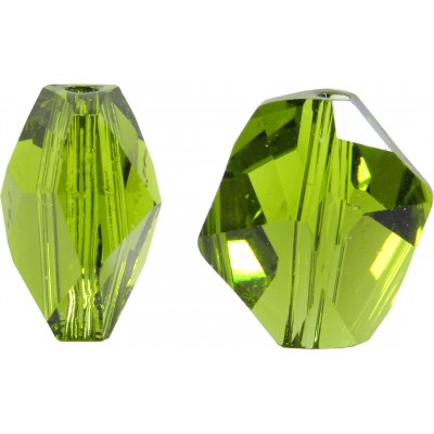 2 Swarovski Crystal Olivine Cosmic Bead Article 5523