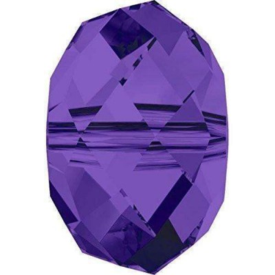 20 Swarovski Crystal 6mm Purple Velvet Rondelle Beads Article 5040