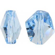 2 Swarovski Crystal Aquamarine Cosmic Bead Article 5523