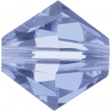 50 Swarovski Crystal Light Sapphire 5mm Bicone Beads Article 5301/ 5328