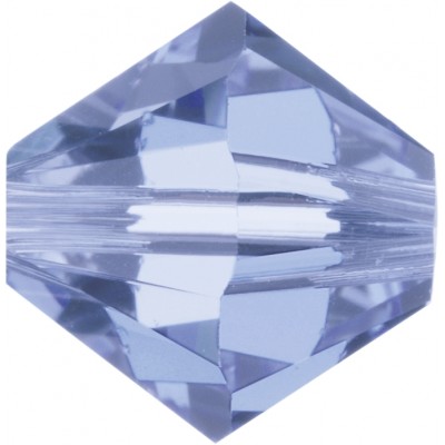 50 Swarovski Crystal Light Sapphire 5mm Bicone Beads Article 5301/ 5328