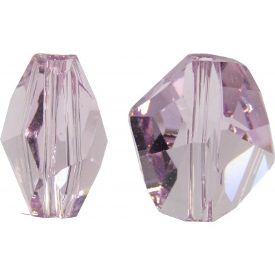 2 Swarovski Crystal Light Amethyst Cosmic Bead Article 5523
