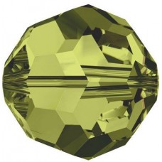 20 Swarovski Crystal 6mm Khaki Round Beads Article 5000