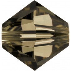 100 Swarovski Crystal Smoky Quartz 4mm Bicone Beads Article 5301/ 5328