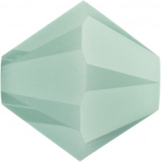 50 Swarovski Crystal Mint Alabaster 5mm Bicone Beads Article 5301/ 5328