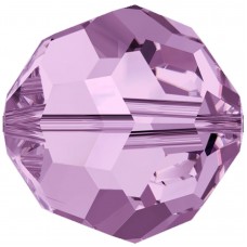 20 Swarovski Crystal 6mm Light Amethyst Round Beads Article 5000