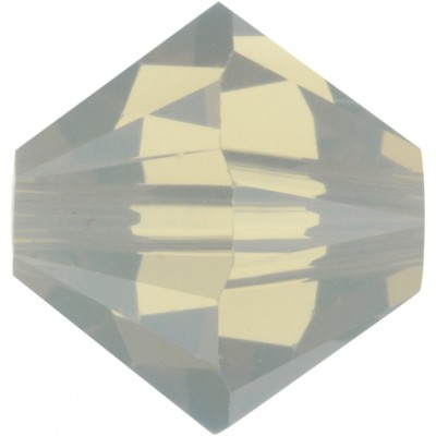 50 Swarovski Crystal Light Grey Opal 5mm Bicone Beads Article 5301/ 5328