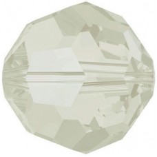 20 Swarovski Crystal 6mm Light Grey Opal Round Beads Article 5000