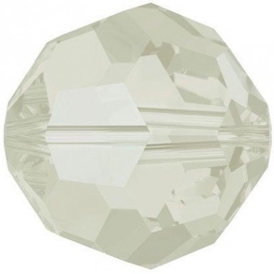 20 Swarovski Crystal 6mm Light Grey Opal Round Beads Article 5000
