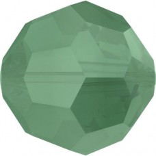 20 Swarovski Crystal 6mm Palace Green Opal Round Beads Article 5000