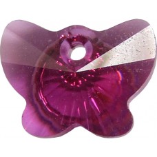 1 Swarovski Crystal Butterfly Pendant Fuchsia Article 6754