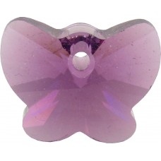 1 Swarovski Crystal Butterfly Pendant Amethyst Article 6754