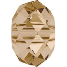 1 Swarovski Crystal Golden Shadow 12mm Large Hole Rondelle Bead Article 5041