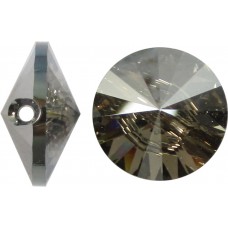 1 Swarovski Crystal Satin Foiled 16mm Button Article 3015