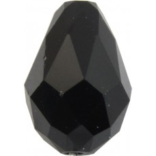 10 Swarovski Crystal 9mm Jet Drop Beads Article 5500