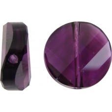 1 Swarovski Crystal Amethyst 5621 Twist Bead