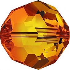 20 Swarovski Crystal Fire Opal 4mm Round Beads Article 5000