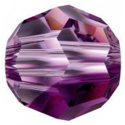 20 Swarovski Crystal Amethyst Blend 6mm Round Beads Article 5000