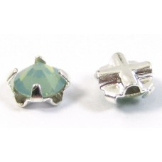 10 Swarovski Crystal Pacific Opal 4.5mm Rose Montees Sew on Stones Article 53102 10 Swarovski Crystal Pacific Opal 4.5mm Rose Montees Sew on Stones Article 53102