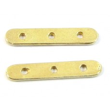 1 Vermeil 3-Hole Spacer Bar