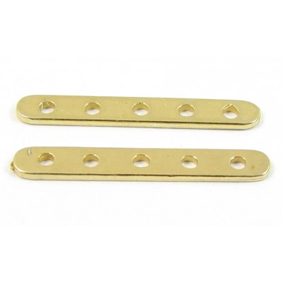 1 Vermeil 5-Hole Spacer Bar