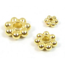 1 Vermeil 5mm Daisy Spacer Bead