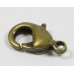 1 Antiqued Brass 12mm Carabiner Trigger Clasp.