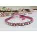 1 cm Preciosa Crystal Chaton Alabaster Banding with Crystal AB Stones 1 Row
