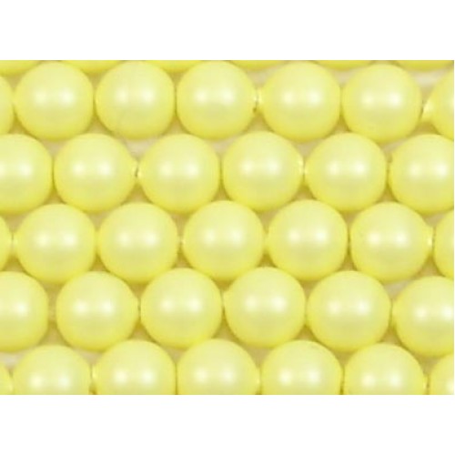 1 strand Swarovski 4mm Crystal Pastel Yellow Pearls