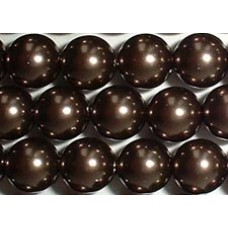 Strand 100 Swarovski Crystal Brown 4mm Pearls