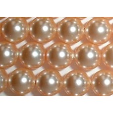 Strand 100 Swarovski Crystal Peach 4mm Pearls