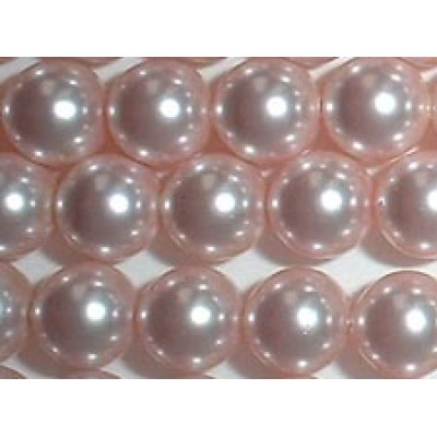 10 Swarovski Crystal Rosaline 12mm Pearls