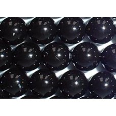 10 Swarovski Crystal Mystic Black 12mm Pearls