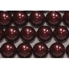Strand 100 Swarovski Crystal Maroon 4mm Pearls