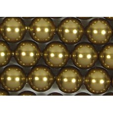 Strand 100 Swarovski Crystal Antique Brass 4mm Pearls