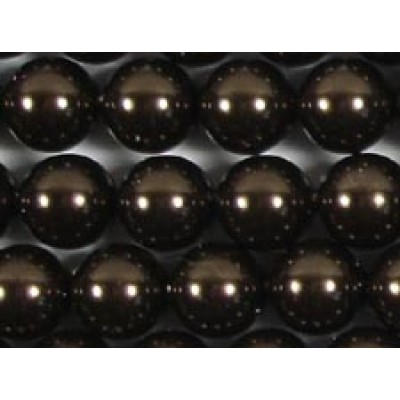 Strand of approx 100 Swarovski Crystal Deep Brown 4mm Pearls 