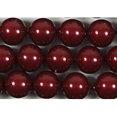 10 Swarovski 12mm Crystal Bordeaux Pearls